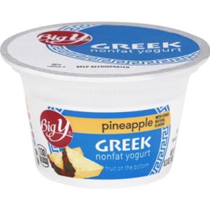 Big Y Pineapple Greek Nonfat Yogurt