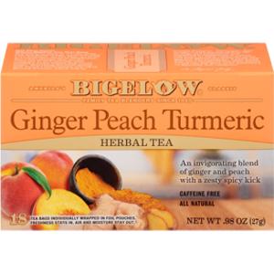 Bigelow Ginger Peach Turmeric Herbal Tea