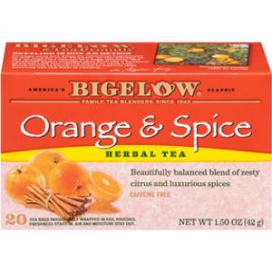 Bigelow Orange & Spice Herbal Tea