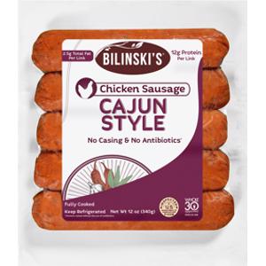 Bilinski's Cajun Style Chicken Sausage