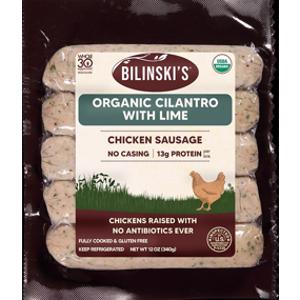 Bilinski's Organic Cilantro Lime Chicken Sausage