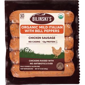 Bilinski's Organic Mild Italian Chicken Sausage