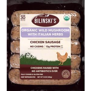 Bilinski's Organic Wild Mushroom Chicken Sausage