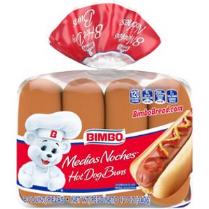 Bimbo Hot Dog Buns