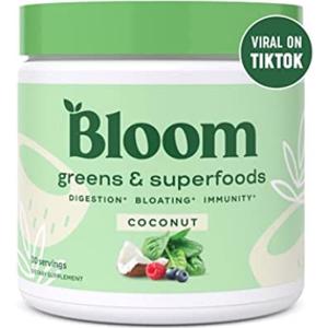 Bloom Coconut Super Greens Powder