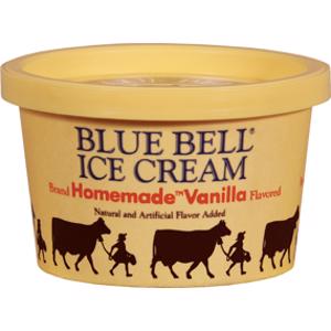 Blue Bell Homemade Vanilla Ice Cream Cup