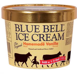 Blue Bell Homemade Vanilla Ice Cream