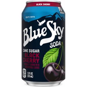 Blue Sky Black Cherry Soda