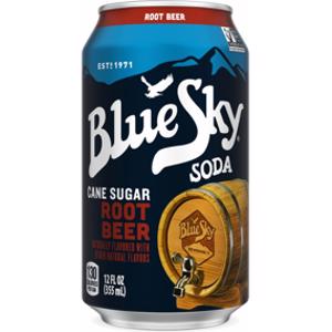Blue Sky Cane Sugar Root Beer Soda