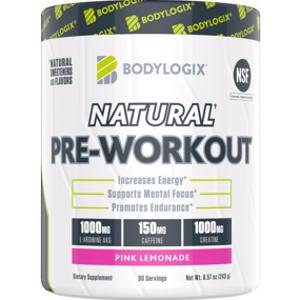 Bodylogix Natural Pre-Workout Pink Lemonade
