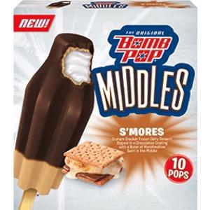 Bomb Pop Middles Smores Ice Pops