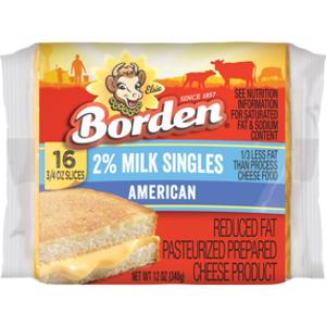 Borden 2% Milk American Cheese Singles