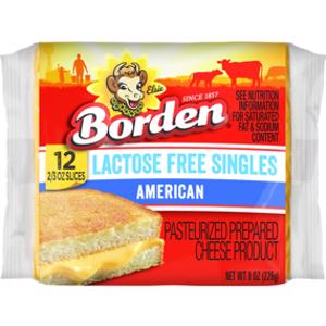 Borden Lactose-Free American Cheese Singles