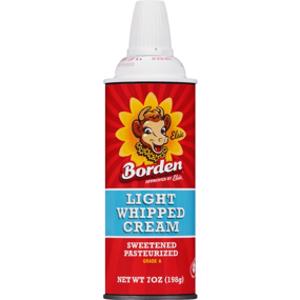 Borden Light Whipped Cream