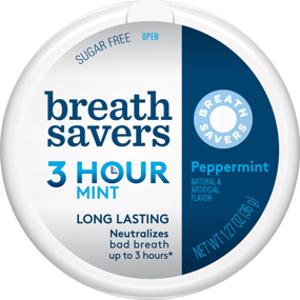 Breath Savers Peppermint 3 Hour Mints