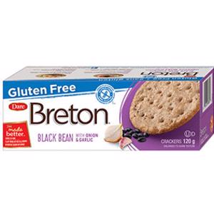 Breton Gluten Free Black Bean Crackers