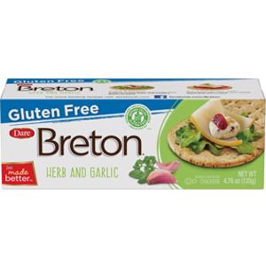 Breton Gluten Free Herb & Garlic Crackers