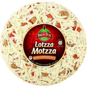 Brew Pub Lotzza Motzza Sausage & Pepperoni Pizza