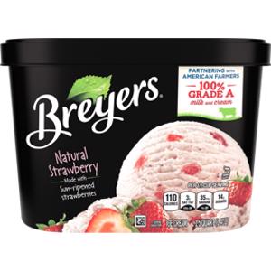 Breyers Natural Strawberry Ice Cream