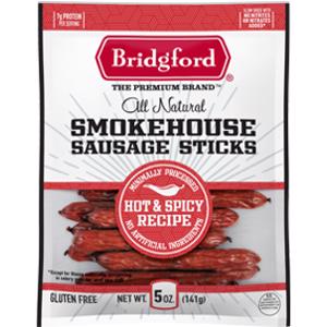 Bridgford Hot & Spicy Smokehouse Sausage Sticks