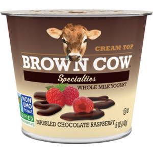 Brown Cow Marbled Chocolate Raspberry Whole Milk Yogurt