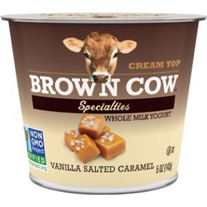 Brown Cow Vanilla Salted Caramel Whole Milk Yogurt