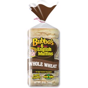 Bubba's Whole Wheat English Muffins