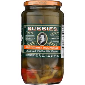 Bubbies Spicy Kosher Dill Pickles