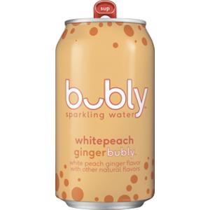 Bubly White Peach Ginger Sparkling Water