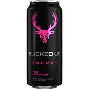 Bucked Up Energy Drink Pink Lemonade