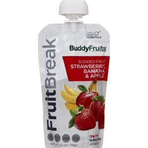 Buddy Fruits FruitBreak Strawberry Banana & Apple Blended Fruits