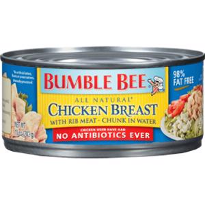 Bumble Bee Chicken Breast Chunk In Water No Antibiotics Ever