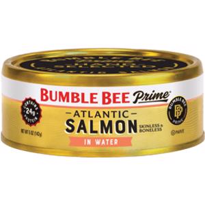 Bumble Bee Prime Atlantic Salmon in Water