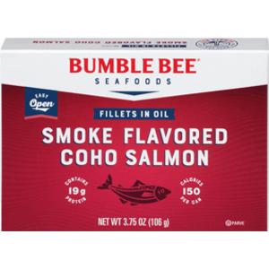 Bumble Bee Smoke Flavored Coho Salmon Fillets in Oil