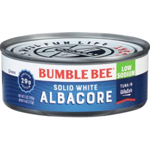 Bumble Bee Solid White Albacore in Water Low Sodium