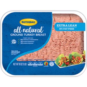 Butterball All Natural 98/2 Extra Lean Ground Turkey