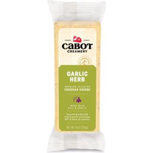 Cabot Creamery Garlic Herb Cheddar Cheese