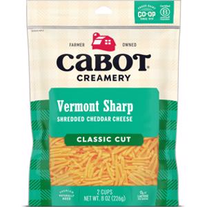 Cabot Creamery Sharp Shredded Yellow Cheddar Cheese