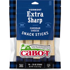 Cabot Extra Sharp Cheddar Cheese Sticks