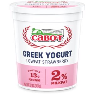 Cabot Lowfat Strawberry Greek Yogurt