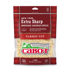 Cabot New York Extra Sharp Shredded Cheddar Cheese