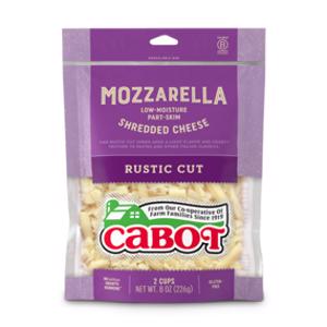 Cabot Shredded Part-Skim Mozzarella Cheese