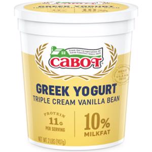 Cabot Triple Cream Vanilla Bean Greek Yogurt