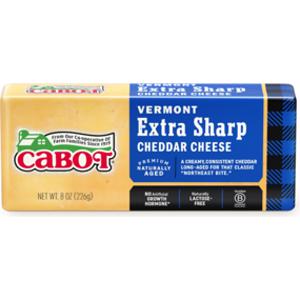 Cabot Vermont Extra Sharp Yellow Cheddar Cheese