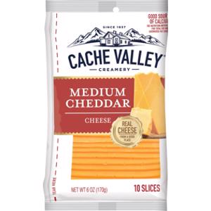Cache Valley Medium Cheddar Cheese Slices