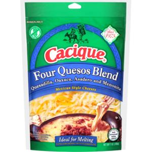 Cacique Shredded Four Quesos Blend