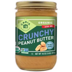 Cadia Organic No Salt Crunchy Peanut Butter