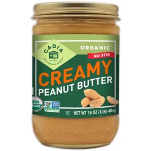 Cadia Organic No Stir Creamy Peanut Butter