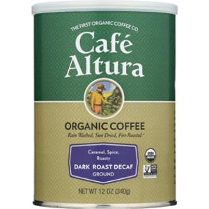 Cafe Altura Organic Dark Roast Decaf Coffee