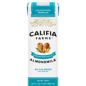 Califia Farms Shelf Stable Unsweetened Vanilla Almondmilk